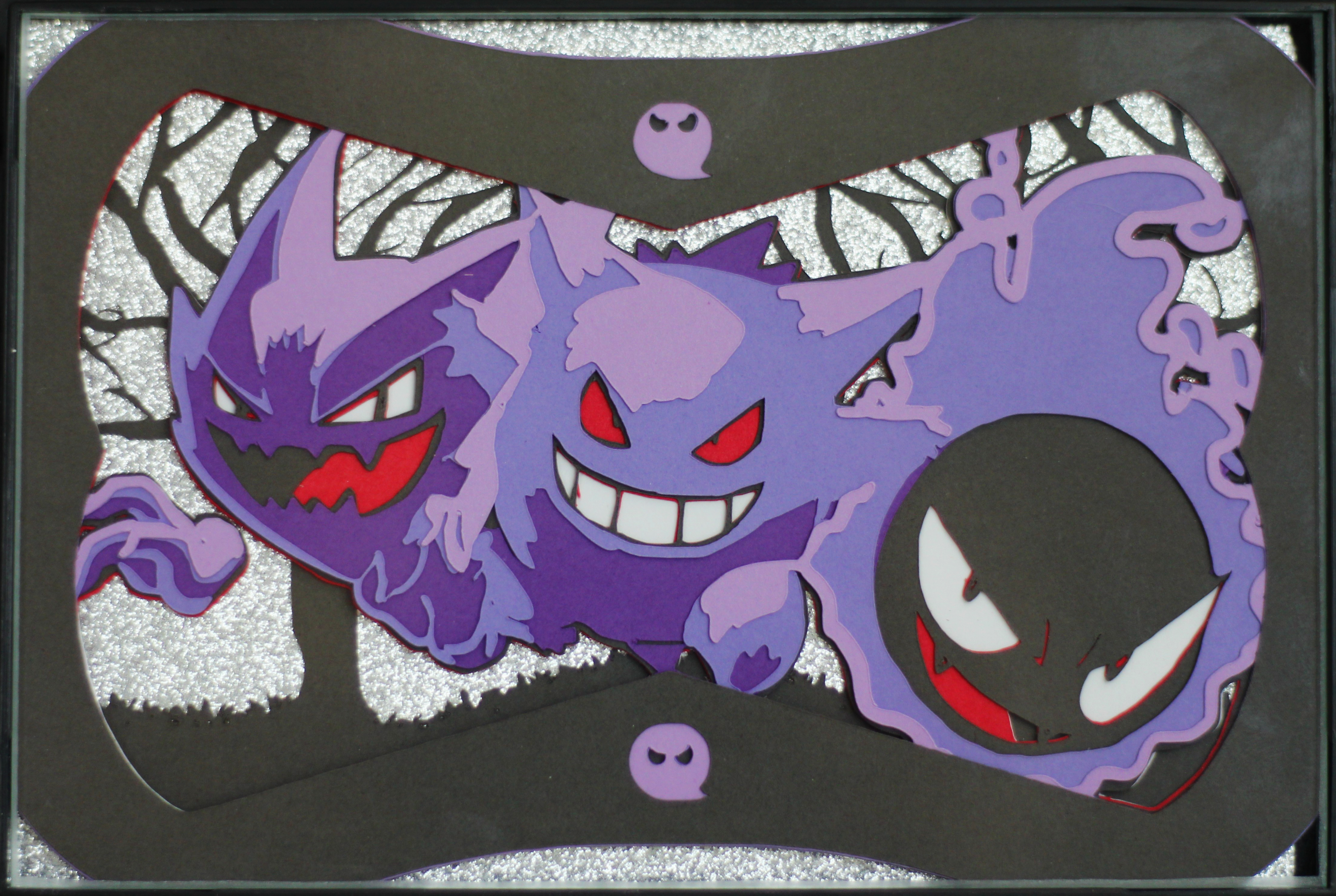 Pokemon Gengar, Haunter, Ghastly