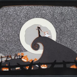 Jack Skellington on top of hill