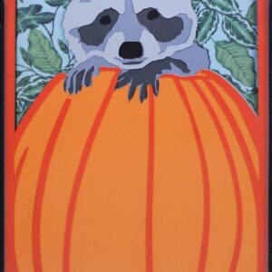 Racoon pumpkin