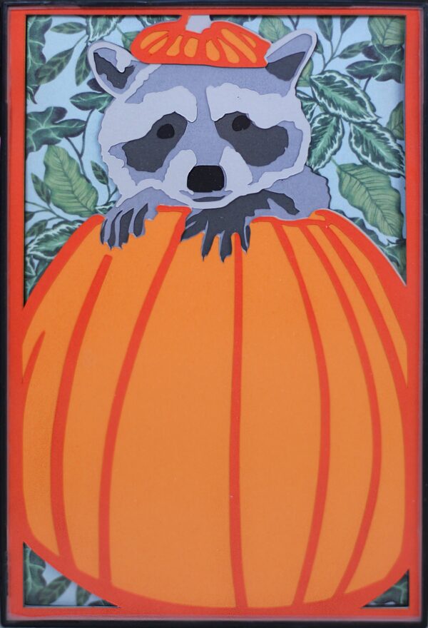 Racoon pumpkin